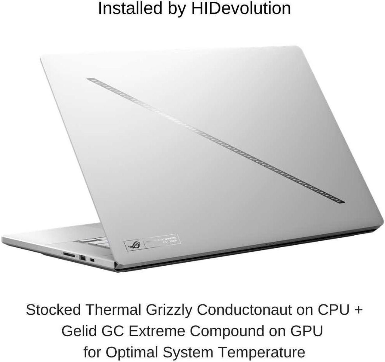 Alt view image 2 of 7 - [2024] HIDevolution ASUS ROG Zephyrus G16 GA605WV [White] 16" WQXGA OLED 240Hz, 2.0 GHz Ryzen AI 9 HX 370, RTX 4060, 32 GB LPDDR5X RAM, 2 TB PCIe SSD, Windows 11 Pro