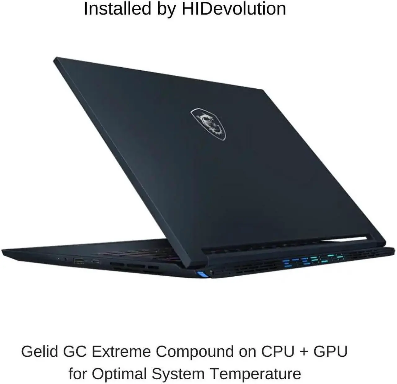Alt view image 2 of 7 - [2024] HIDevolution MSI Stealth 14Studio A13VF [Star Blue] 14" FHD+ 165Hz, 2.4 GHz i7-13620H, RTX 4060, 96 GB DDR5 RAM, 1 TB PCIe SSD, Windows 11 Pro