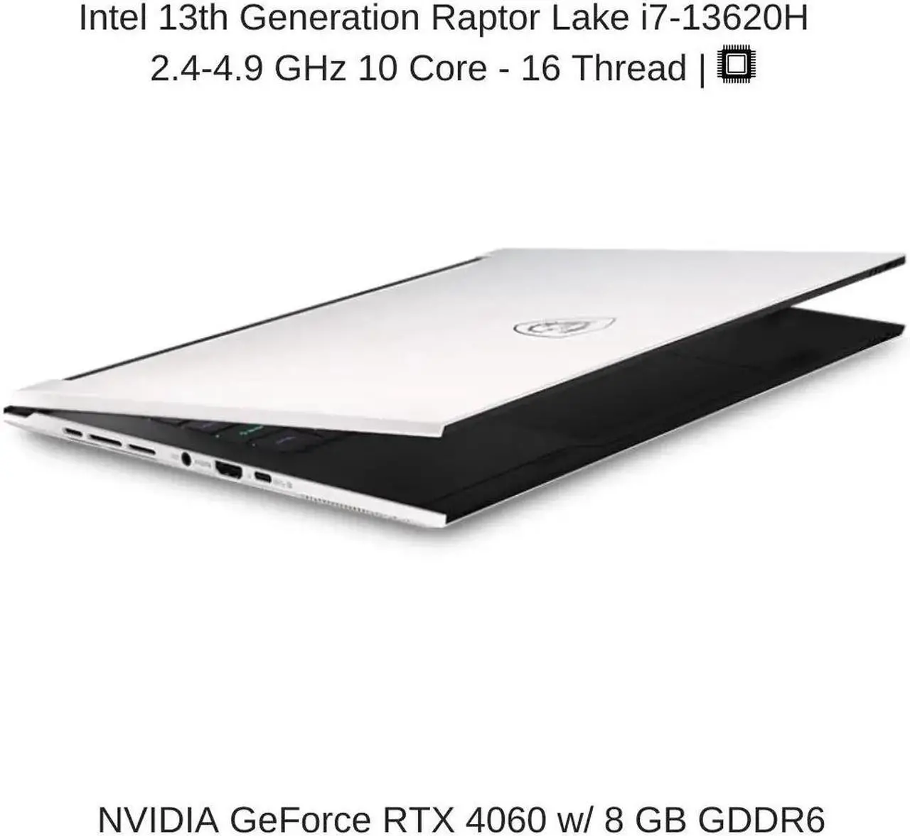 Alt view image 3 of 7 - [2024] HIDevolution MSI Stealth 14Studio A13VF [Star Blue] 14" FHD+ 165Hz, 2.4 GHz i7-13620H, RTX 4060, 96 GB DDR5 RAM, 1 TB PCIe SSD, Windows 11 Pro