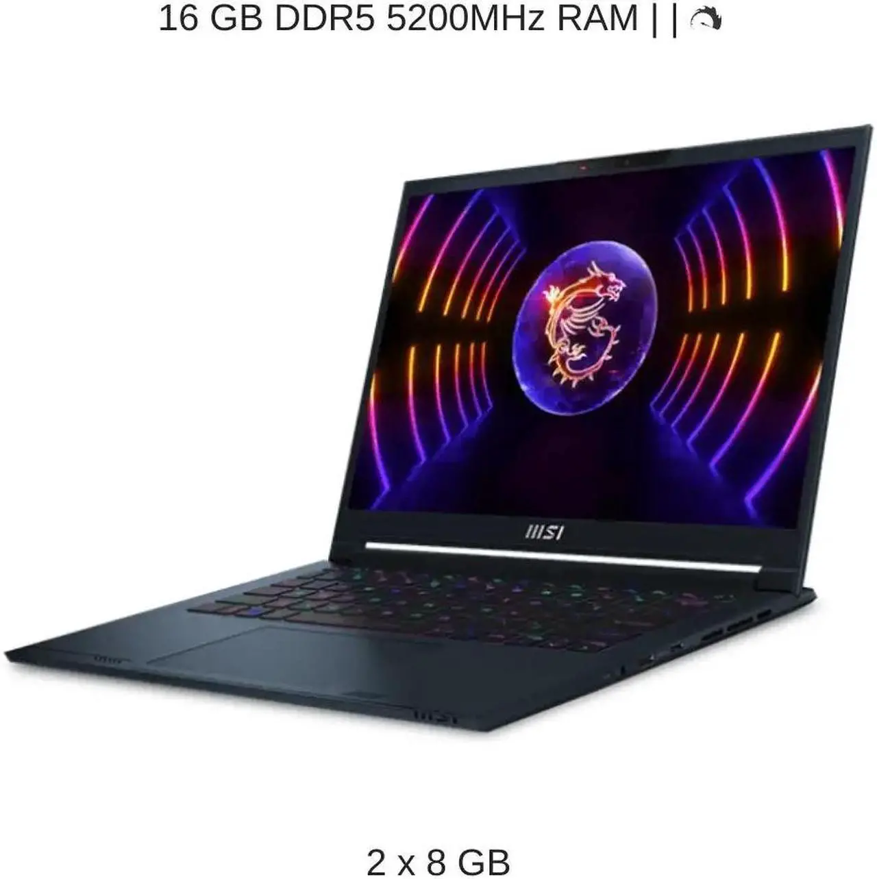Alt view image 4 of 7 - [2024] HIDevolution MSI Stealth 14Studio A13VF [Star Blue] 14" FHD+ 165Hz, 2.4 GHz i7-13620H, RTX 4060, 16 GB DDR5 RAM, 2 TB PCIe SSD, Windows 11 Pro