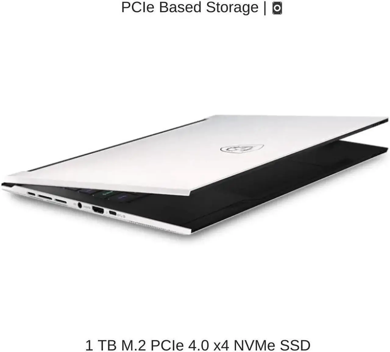 Alt view image 5 of 7 - [2024] HIDevolution MSI Stealth 14Studio A13VF [Star Blue] 14" FHD+ 165Hz, 2.4 GHz i7-13620H, RTX 4060, 96 GB DDR5 RAM, 1 TB PCIe SSD, Windows 11 Pro