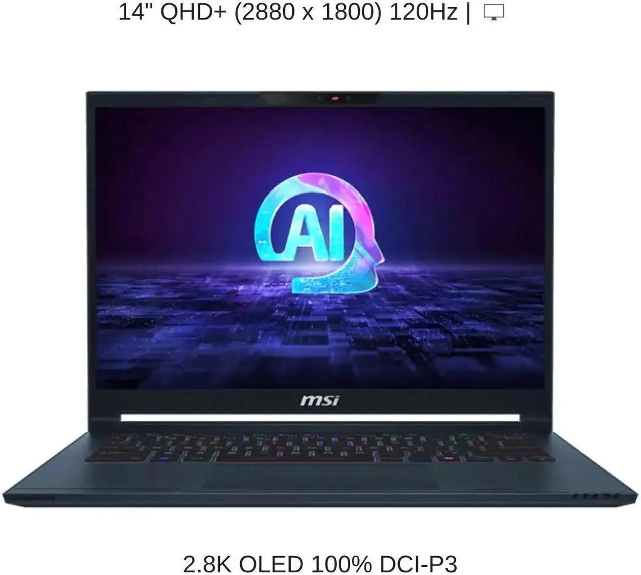 Alt view image 6 of 7 - [2024] HIDevolution MSI Stealth 14 AI Studio A1VFG 14" FHD+ 165Hz, 1.8 GHz Ultra 9-185H, RTX 4060, 128 GB DDR5 RAM, 4 TB PCIe SSD, Windows 11 Pro