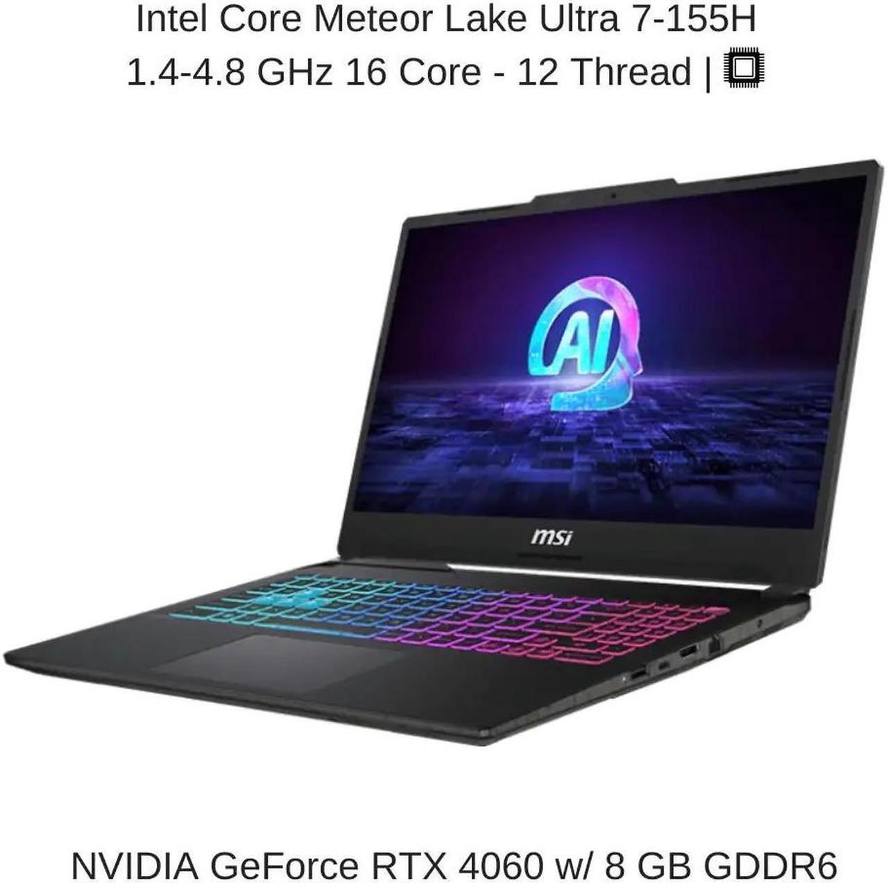 Alt view image 3 of 7 - [2024] HIDevolution MSI Cyborg 15 AI A1VFK 15.6" FHD 144Hz, 1.4 GHz Ultra 7-155H, RTX 4060, 32 GB DDR5 RAM, 2 TB PCIe SSD, Windows 11 Pro