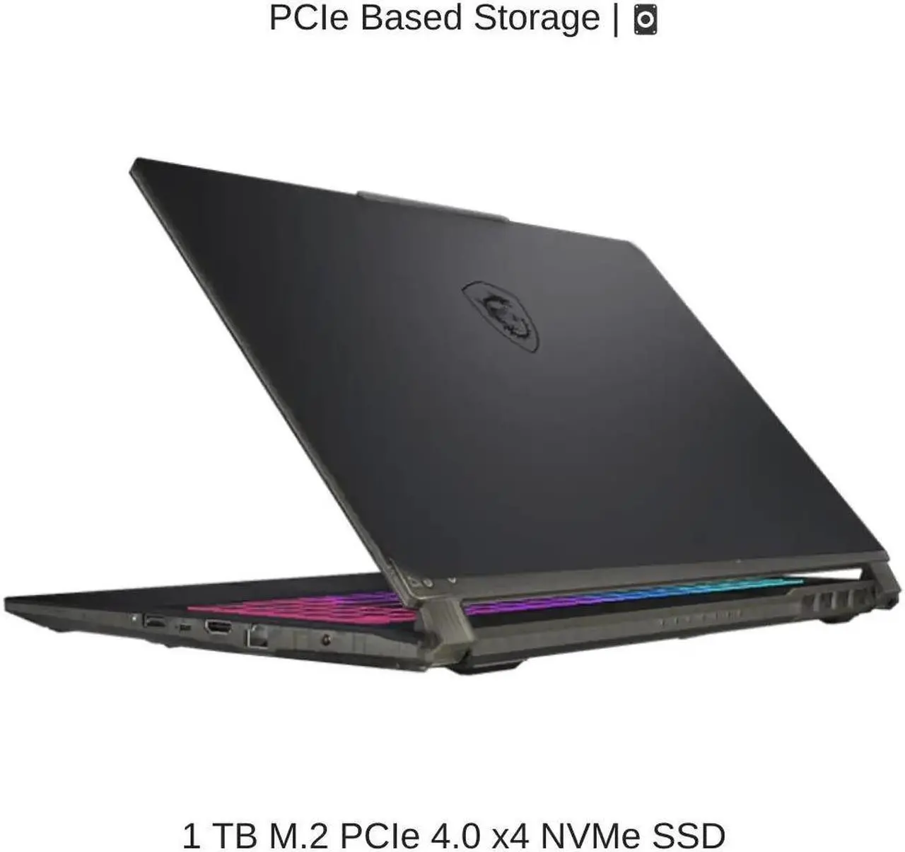 Alt view image 5 of 7 - [2024] HIDevolution MSI Cyborg 15 AI A1VFK 15.6" FHD 144Hz, 1.4 GHz Ultra 7-155H, RTX 4060, 96 GB DDR5 RAM, 1 TB PCIe SSD, Windows 11 Pro