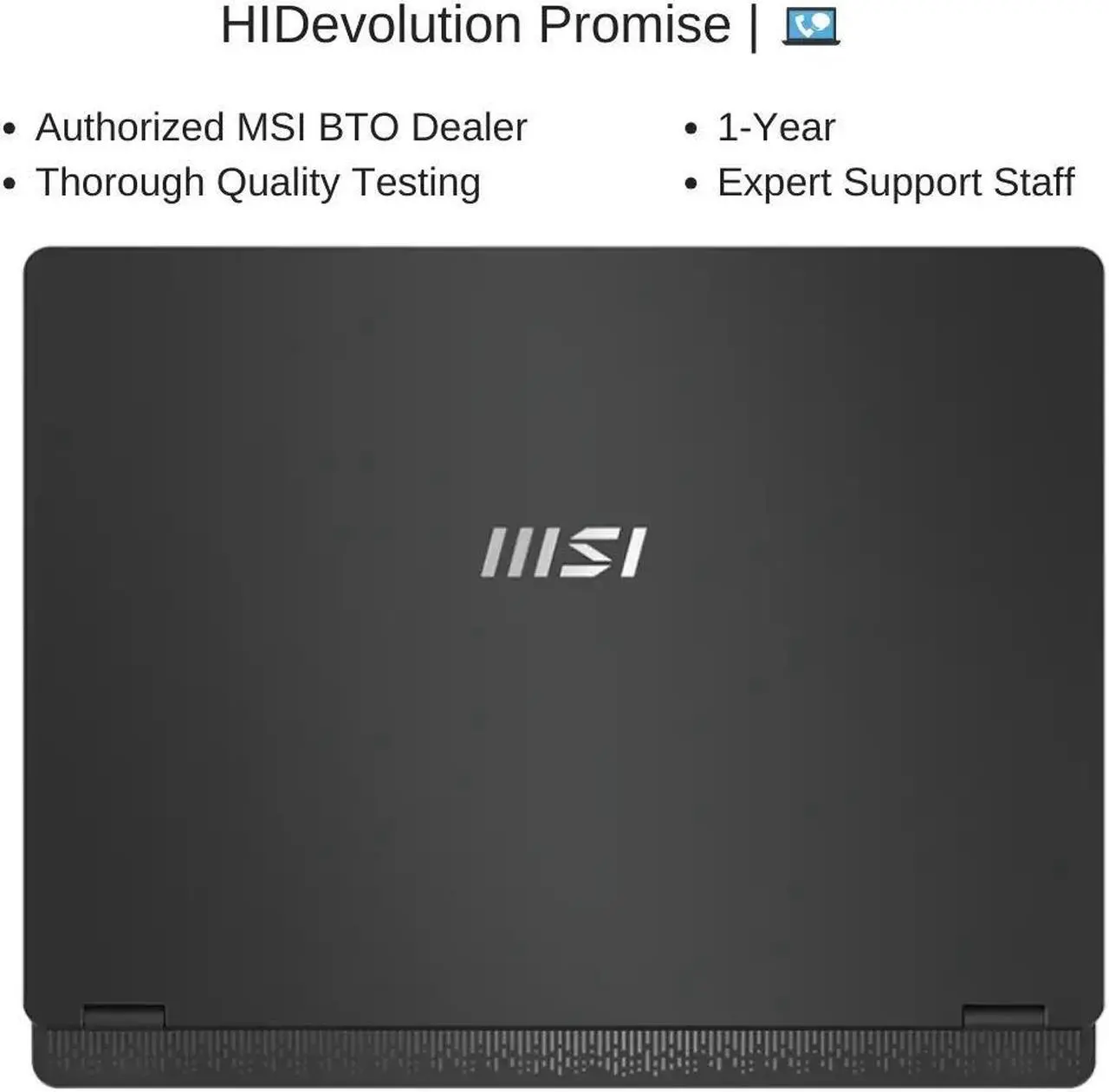 Alt view image 7 of 7 - [2024] HIDevolution MSI Prestige 14 AI Evo C1MG [Gray] 14" FHD+ 144Hz, 1.8 GHz Ultra 9-185H, Intel Arc, 96 GB DDR5, 8 TB PCIe SSD, Windows 11 Pro