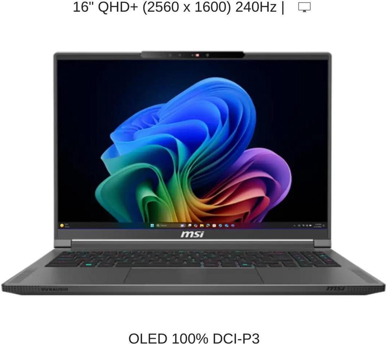 Alt view image 6 of 7 - [2024] HIDevolution MSI Creator A16 AI+ A3HVGG 16" QHD+ 240Hz OLED, 2.0 GHz Ryzen AI 9 365, RTX 4070, 32 GB LPDDR5x RAM, 4 TB PCIe SSD, Windows 11 Pro