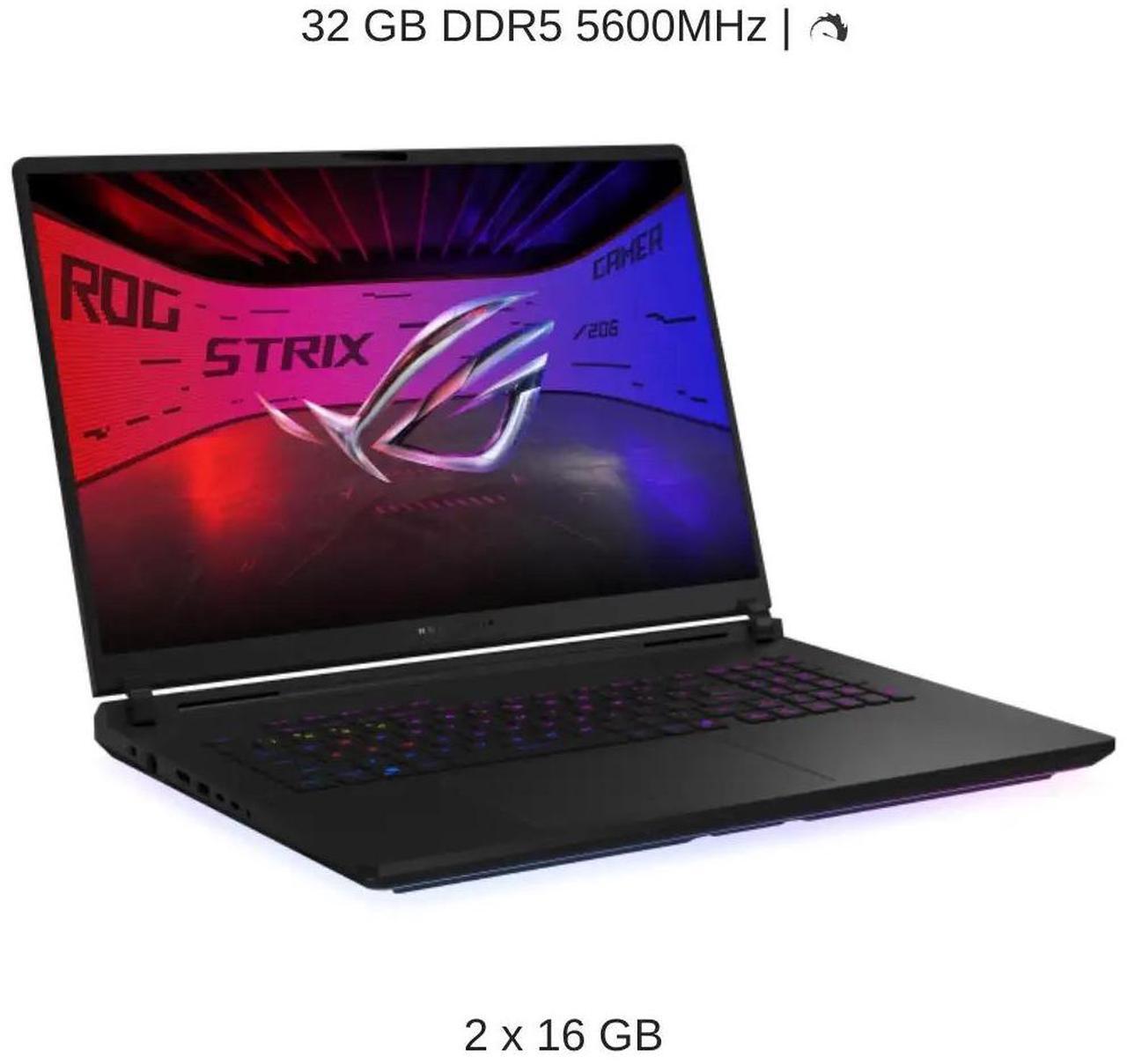Alt view image 4 of 7 - [2025] HIDevolution ASUS ROG Strix SCAR 18 G835LR 18" WQXGA 240Hz Mini LED, 2.1 GHz Ultra 9-275HX, RTX 5070TI, 32 GB DDR5 RAM, 1 TB PCIe SSD, Windows 11 Pro