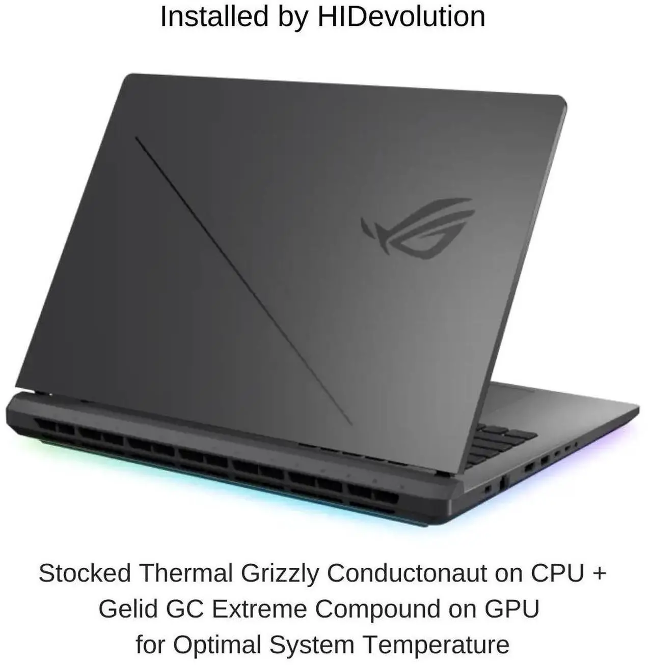 Alt view image 2 of 7 - [2025] HIDevolution ASUS ROG Strix G18 G815LP 18" WQXGA 240Hz IPS-Level, 2.1 GHz Ultra 9-275HX, RTX 5070, 32 GB DDR5 RAM, 2 TB PCIe SSD, Windows 11 Pro