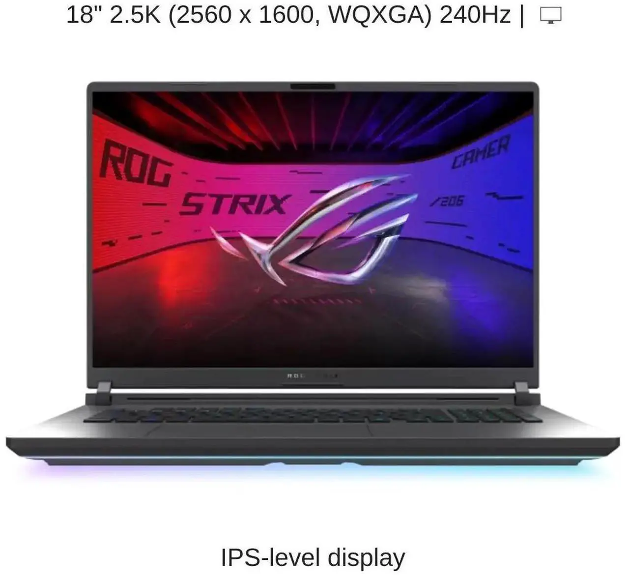 Alt view image 6 of 7 - [2025] HIDevolution ASUS ROG Strix G18 G815LP 18" WQXGA 240Hz IPS-Level, 2.1 GHz Ultra 9-275HX, RTX 5070, 32 GB DDR5 RAM, 2 TB PCIe SSD, Windows 11 Pro