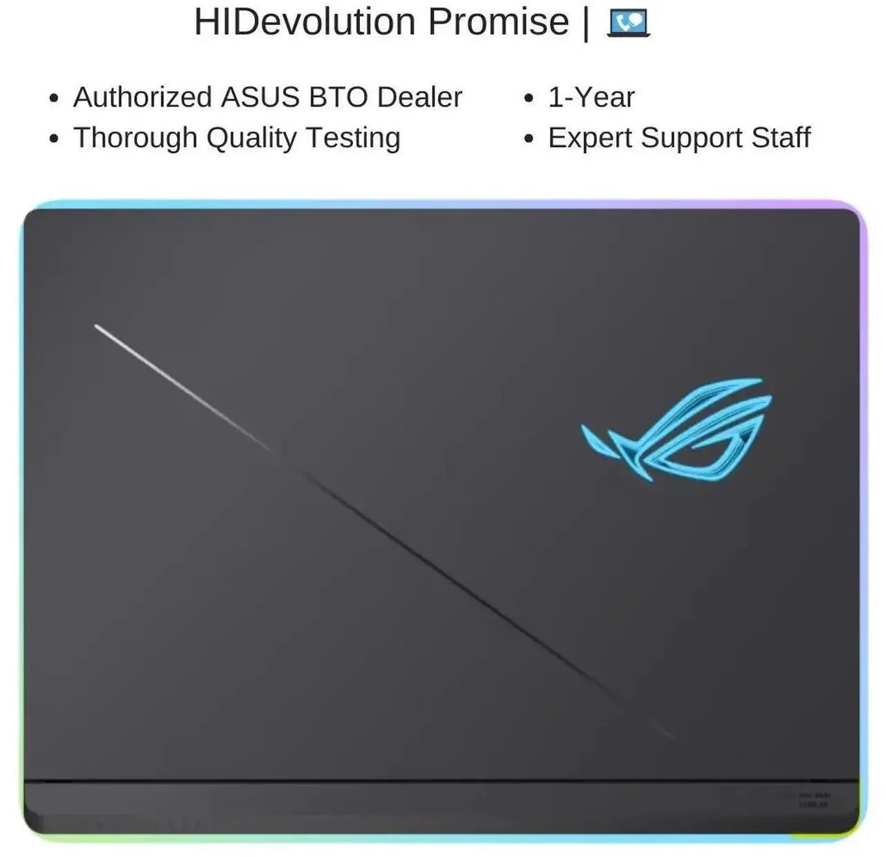 Alt view image 7 of 7 - [2025] HIDevolution ASUS ROG Strix G18 G815LP 18" WQXGA 240Hz IPS-Level, 2.1 GHz Ultra 9-275HX, RTX 5070, 32 GB DDR5 RAM, 2 TB PCIe SSD, Windows 11 Pro