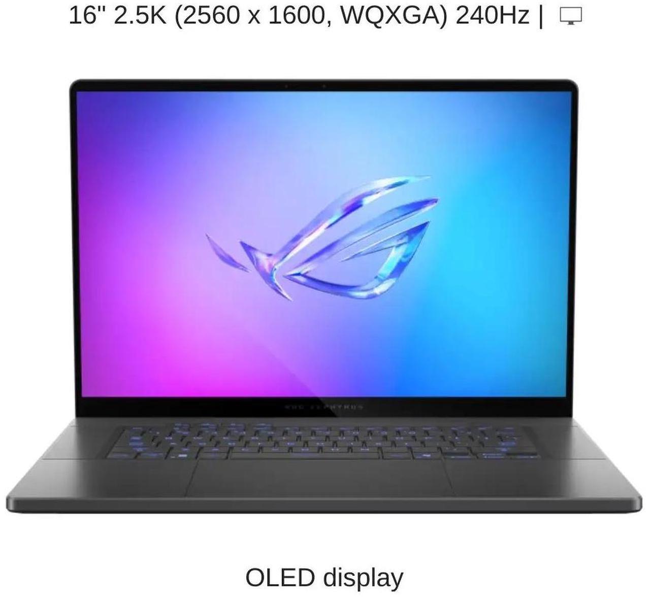 Alt view image 6 of 7 - [2025] HIDevolution ASUS ROG Zephyrus G16 GU605CW [Grey] 16" WQXGA 240Hz OLED, 2.7 GHz Ultra 9-285H, RTX 5080, 32 GB LPDDR5X RAM, 4 TB PCIe SSD, Windows 11 Pro