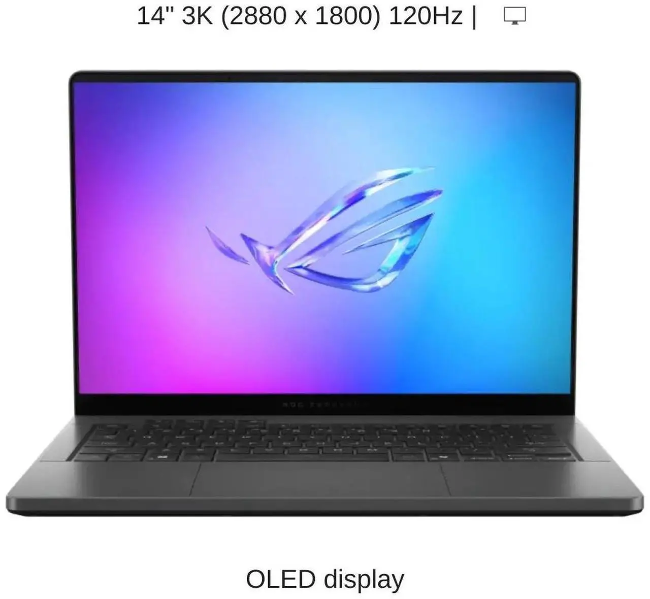 Alt view image 6 of 7 - [2025] HIDevolution ASUS ROG Zephyrus G14 GA403UP [Grey] 14" 3K 120Hz OLED, 4.0 GHz Ryzen 9 270, RTX 5070, 32GB LPDDR5X RAM, 2 TB PCIe SSD, Windows 11 Home