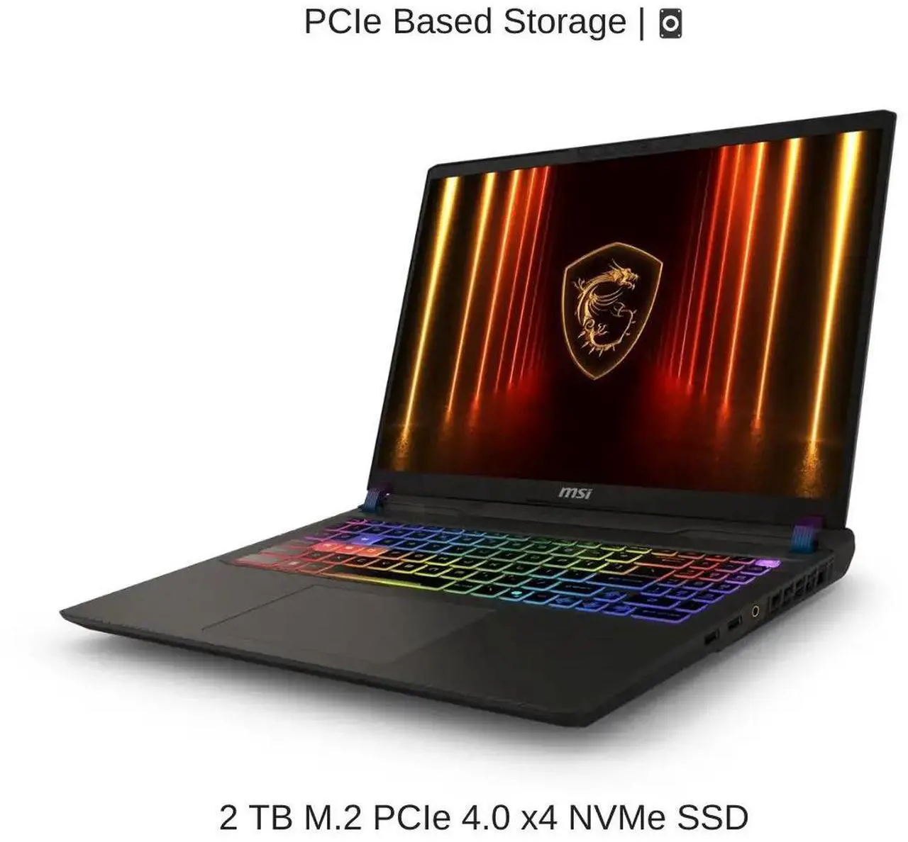 Alt view image 5 of 7 - [2025] HIDevolution MSI Vector 16 HX AI A2XWHG 16" QHD+ 240Hz, 2.1 GHz Ultra 9-275HX, RTX 5070TI, 32 GB DDR5 RAM, 2 TB PCIe SSD, Windows 11 Pro