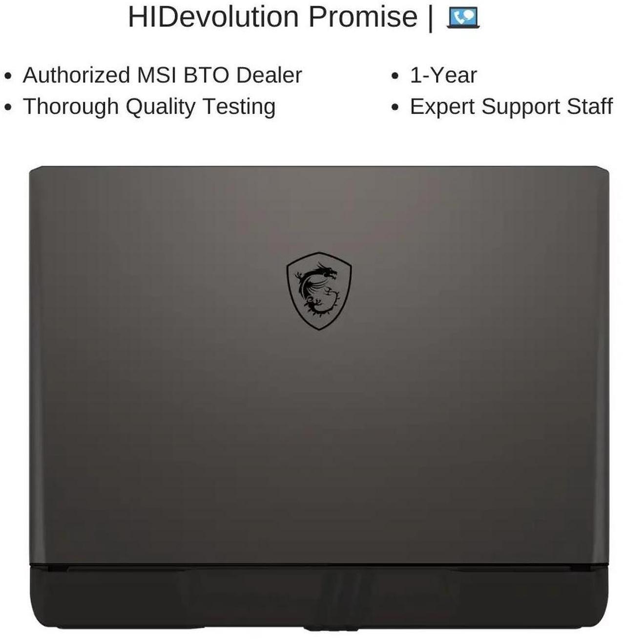 Alt view image 7 of 7 - [2025] HIDevolution MSI Vector 16 HX AI A2XWIG 16" QHD+ 240Hz, 2.1 GHz Ultra 9-275HX, RTX 5080, 32 GB DDR5 RAM, 16 TB PCIe SSD, Windows 11 Pro