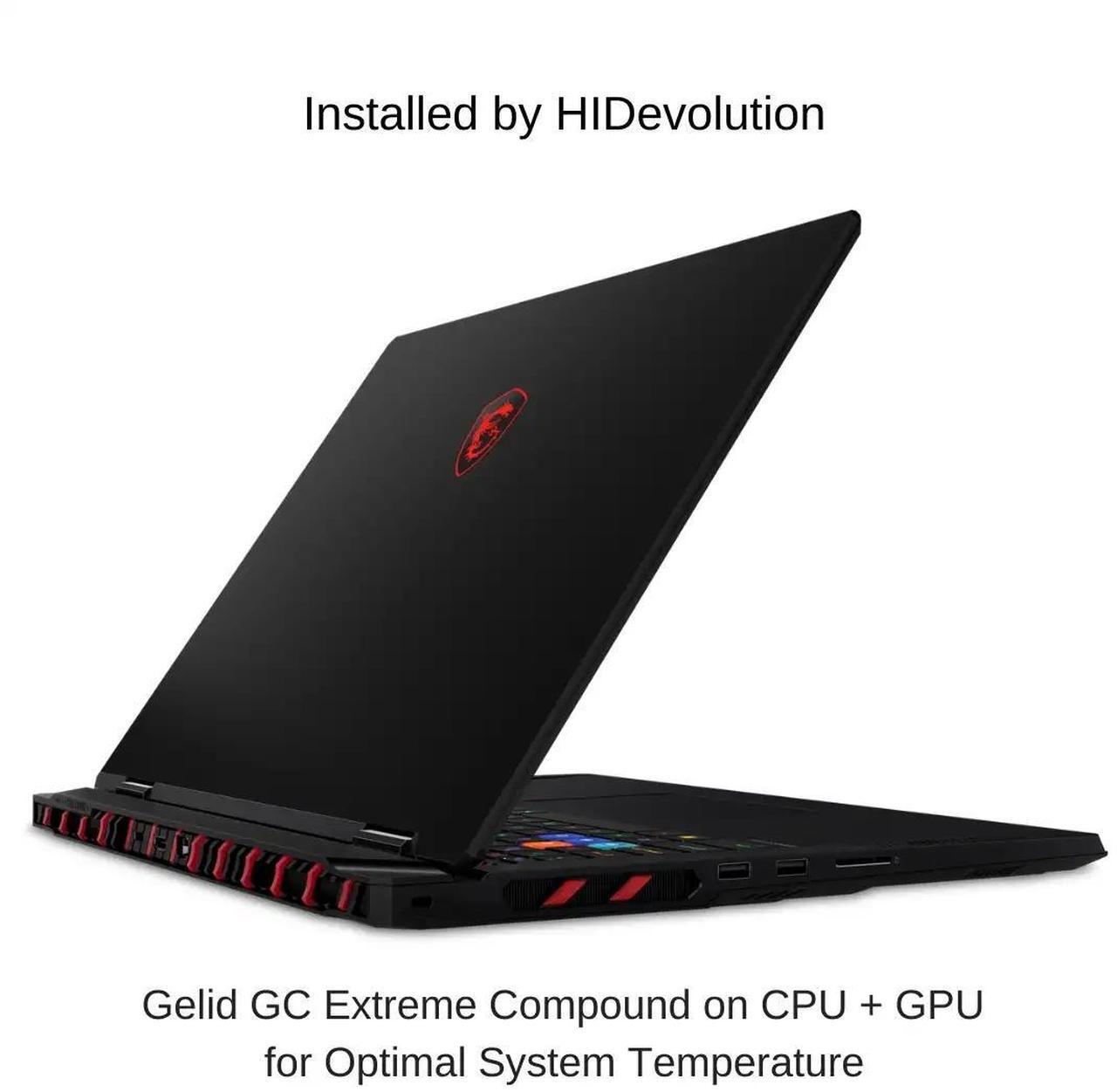 Alt view image 2 of 7 - [2025] HIDevolution MSI Raider 18 HX AI A2XWIG 18" UHD+ 120Hz Mini LED, 2.1 GHz Ultra 9-285HX , RTX 5090, 64 GB DDR5 RAM, 16 TB PCIe SSD, Windows 11 Pro