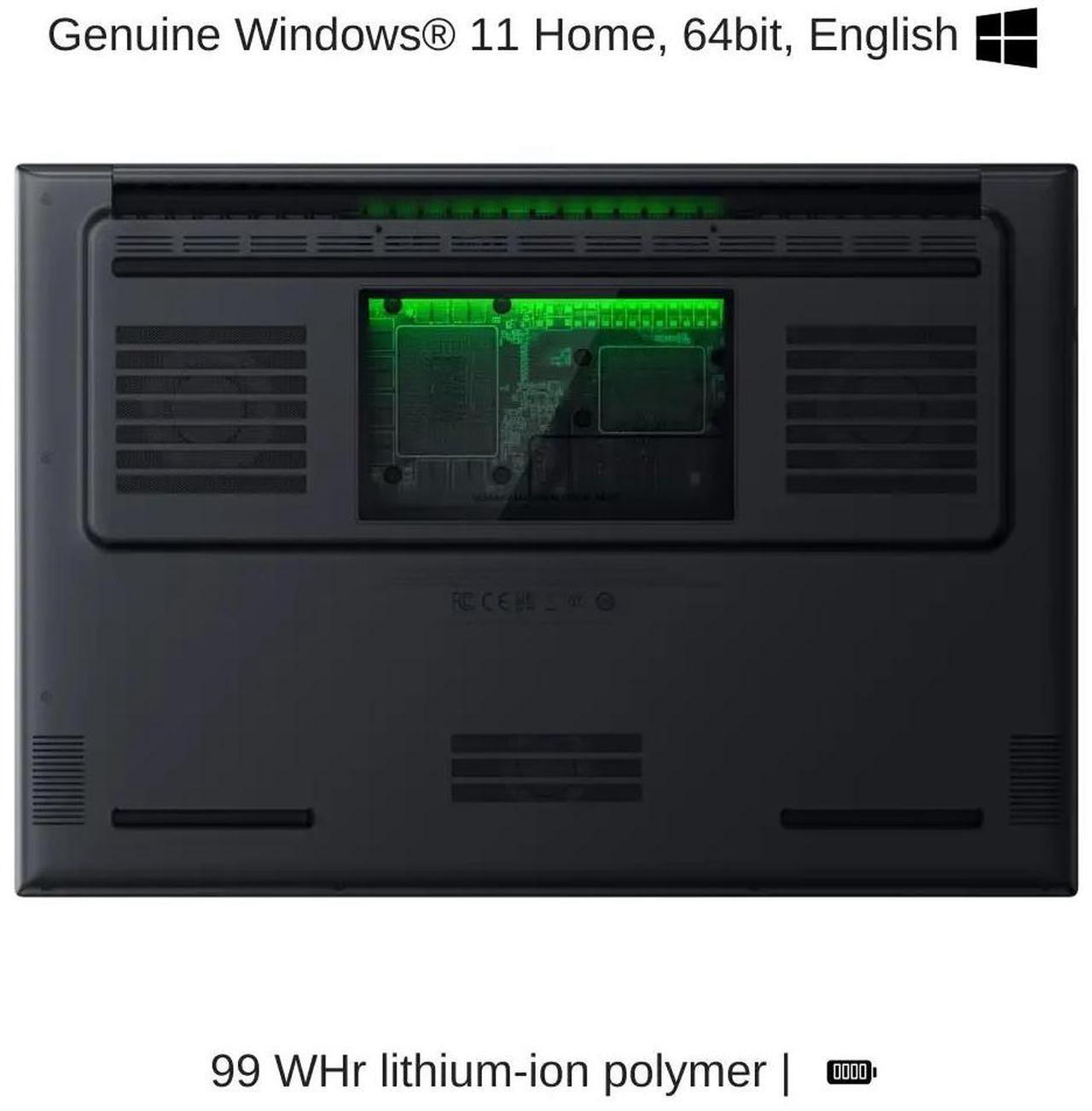 Alt view image 6 of 6 - Razer Blade 18 [2025] Black, 18" Dual UHD+ 240Hz / FHD+ 440Hz, 2.1 GHz Ultra 9-275HX , RTX 5070TI, 32 GB DDR5 RAM, 1 TB PCIe SSD, Windows 11 Home