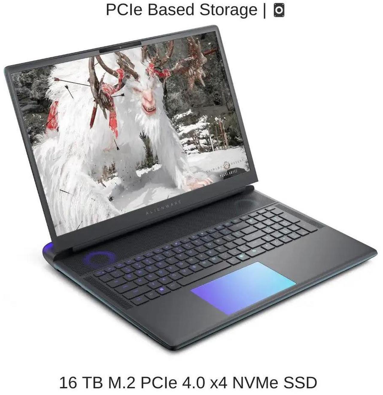 Alt view image 4 of 7 - [2025] Alienware 18 Area-51 [Mechanical Keyboard] 16" QHD+ 240Hz, 2.1 GHz Ultra 9-275HX, RTX 5090, 128 GB DDR5 RAM, 16 TB PCIe SSD, Windows 11 Home