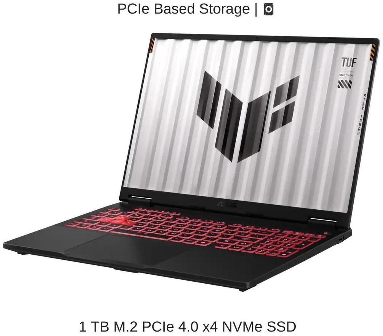 Alt view image 5 of 7 - [2025] HIDevolution ASUS TUF Gaming A16 FA608UP 6" FHD+ 165Hz IPS-Level, 4.0 GHz Ryzen 9 270, RTX 5070, 32 GB DDR5 RAM, 1 TB PCIe SSD, Windows 11 Home