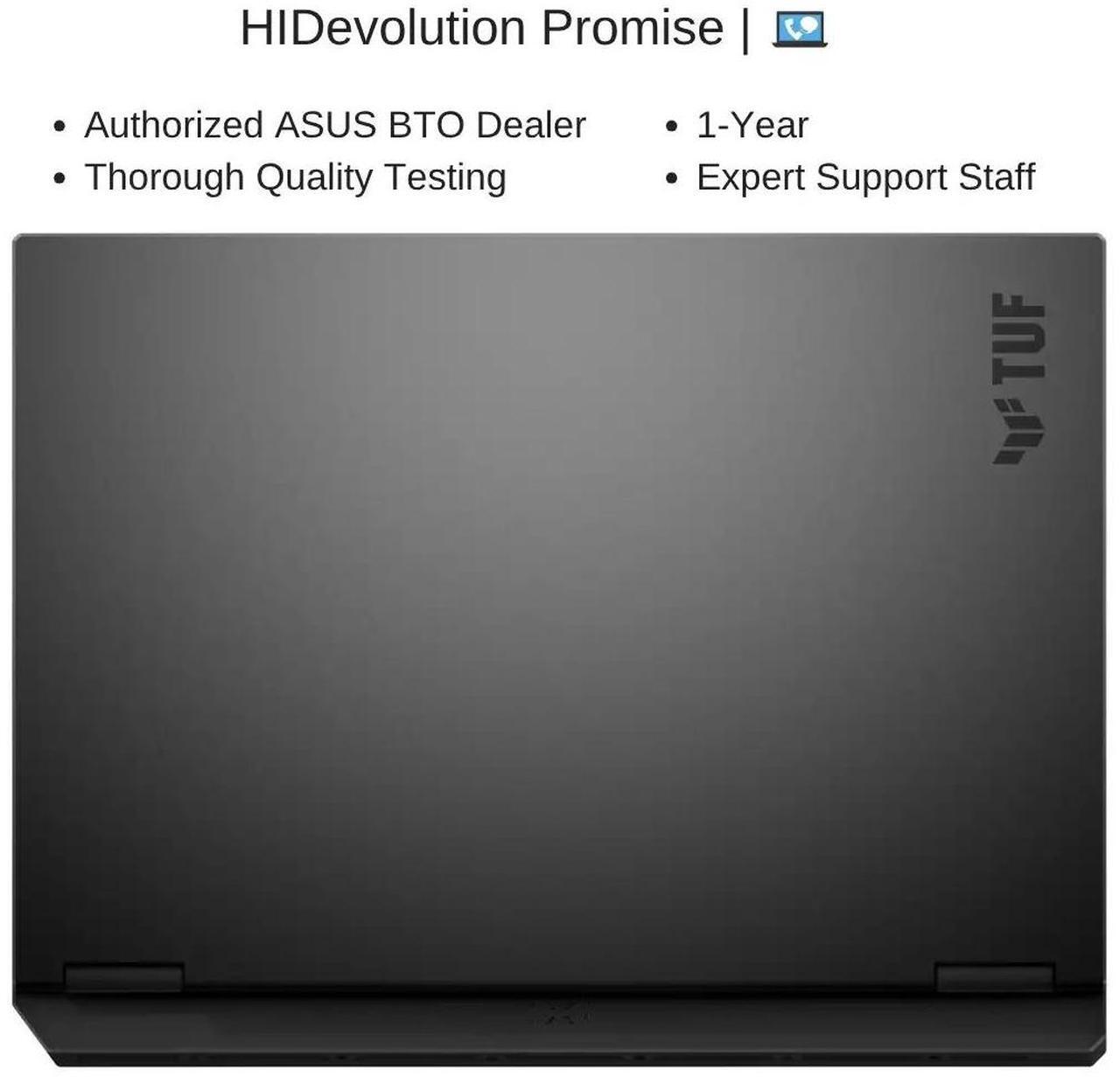 Alt view image 7 of 7 - [2025] HIDevolution ASUS TUF Gaming A16 FA608UP 6" FHD+ 165Hz IPS-Level, 4.0 GHz Ryzen 9 270, RTX 5070, 32 GB DDR5 RAM, 1 TB PCIe SSD, Windows 11 Home