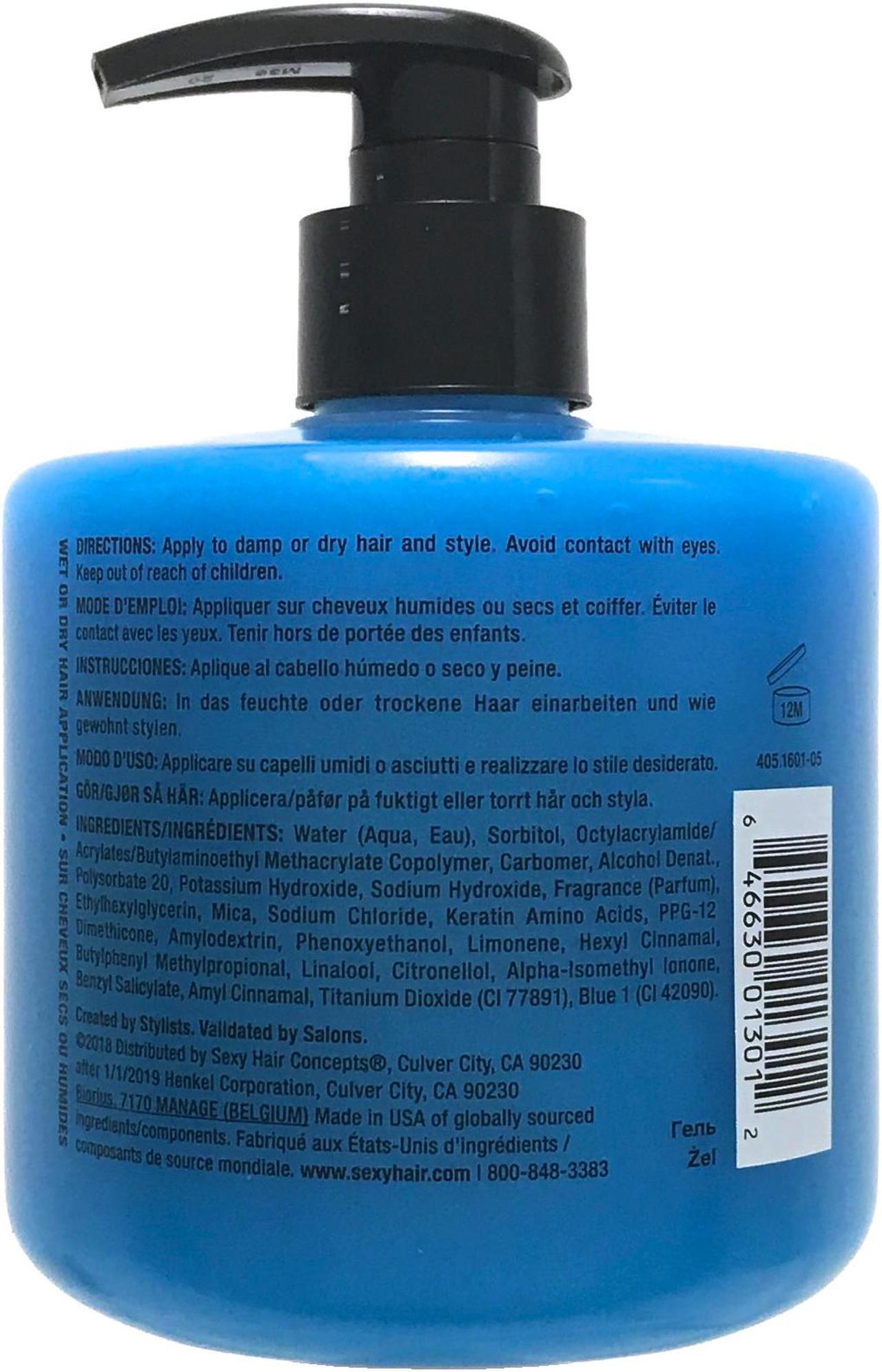 Alt view image 6 of 8 - Sexy Hair Concepts - Style Sexy Hair Hard Up Hard Holding Gel 500ml/16.9oz