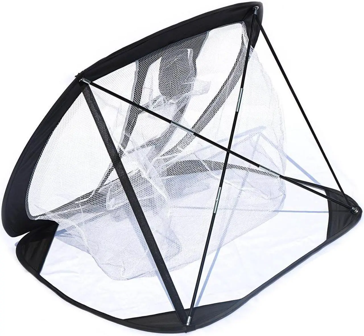 Alt view image 3 of 6 - Pop Up Golf Chipping Net Indoor Outdoor Accuracy Swing Practice Backyard Fun - axGear