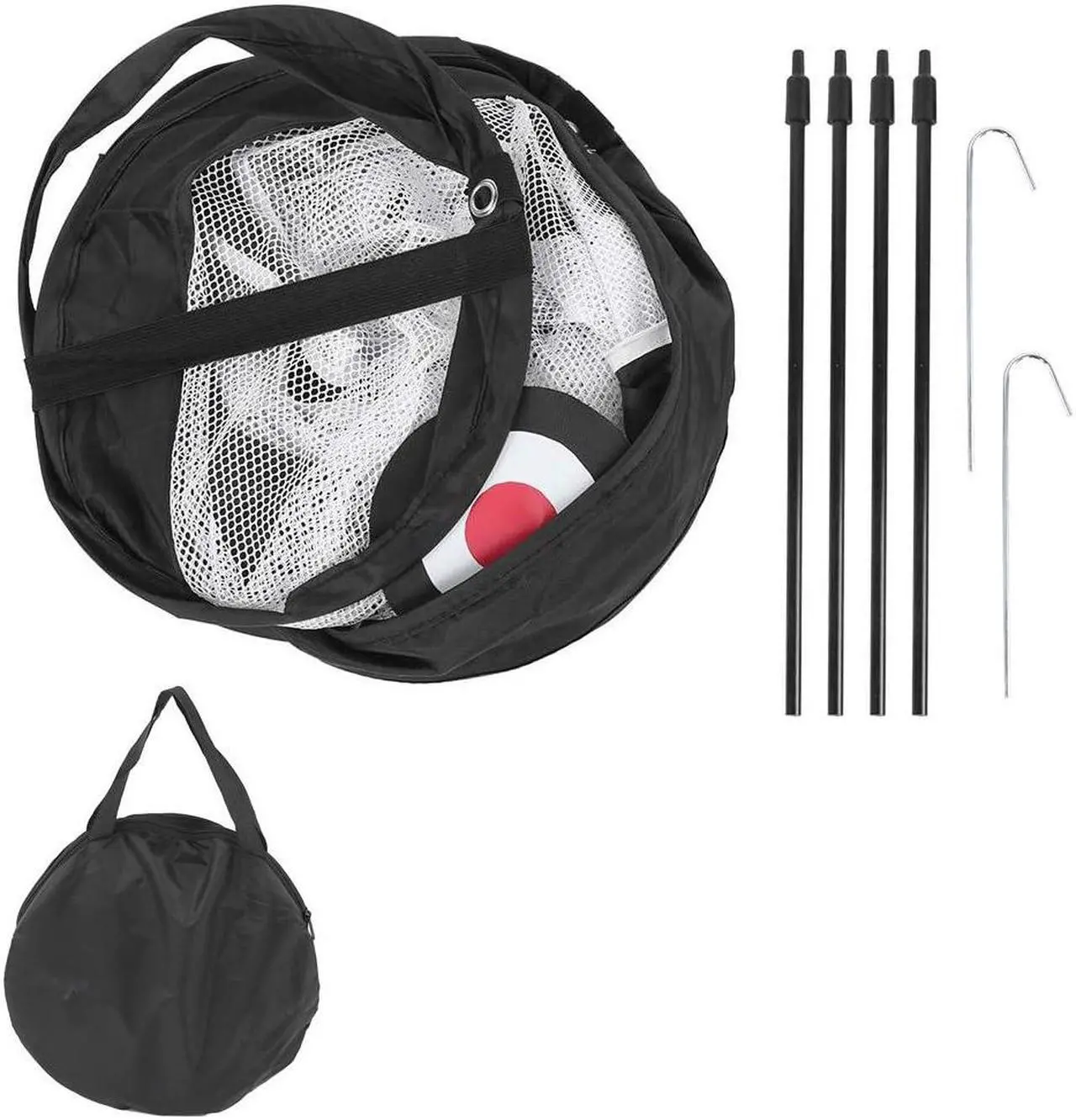 Alt view image 6 of 6 - Pop Up Golf Chipping Net Indoor Outdoor Accuracy Swing Practice Backyard Fun - axGear