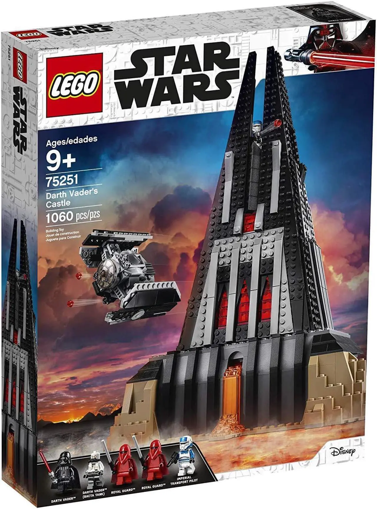Alt view image 4 of 7 - LEGO Star Wars Darth Vaderâ€™s Castle 75251 Building Kit (1060 Pieces)