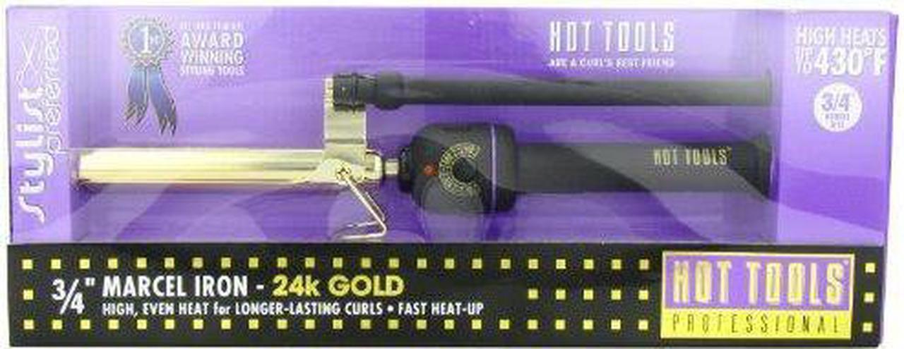 Main image of Hot Tools HT1105 Regular Professional Marcel Curling Iron with Multi Heat Control, 3/4 Inches
