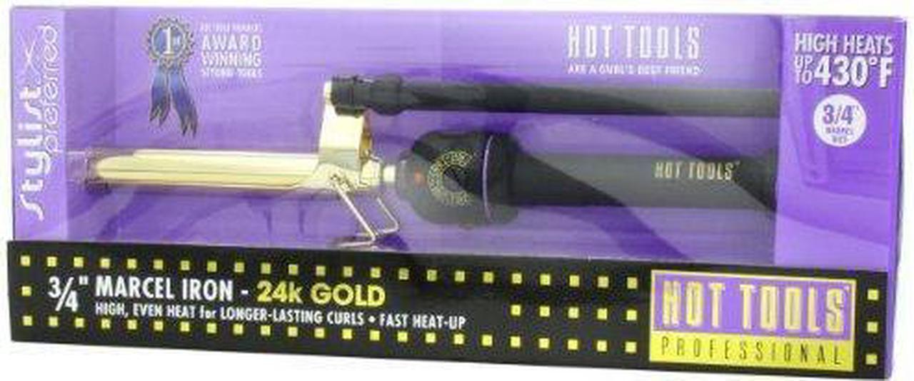Alt view image 2 of 5 - Hot Tools HT1105 Regular Professional Marcel Curling Iron with Multi Heat Control, 3/4 Inches