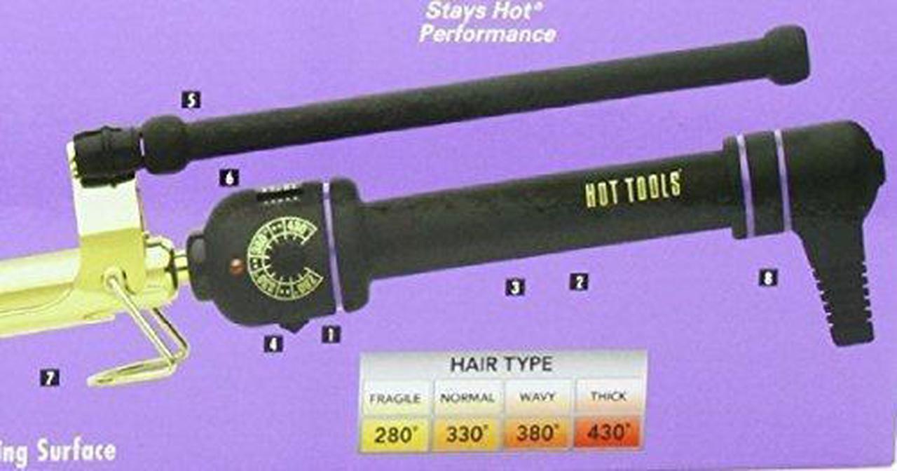 Alt view image 4 of 5 - Hot Tools HT1105 Regular Professional Marcel Curling Iron with Multi Heat Control, 3/4 Inches