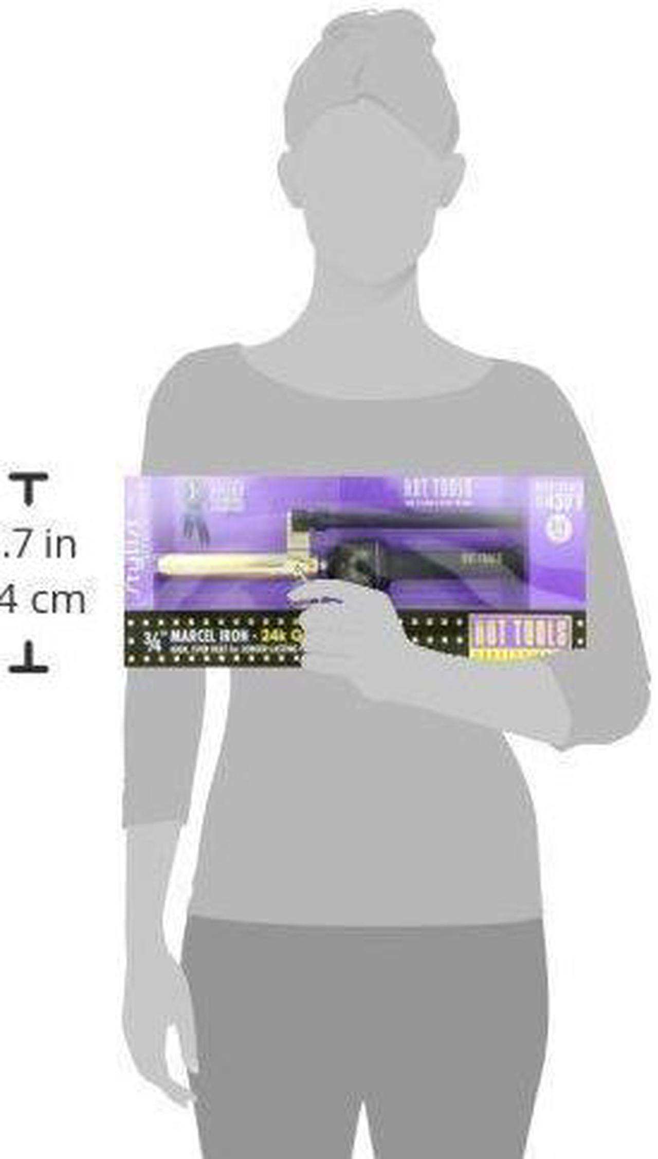 Alt view image 5 of 5 - Hot Tools HT1105 Regular Professional Marcel Curling Iron with Multi Heat Control, 3/4 Inches