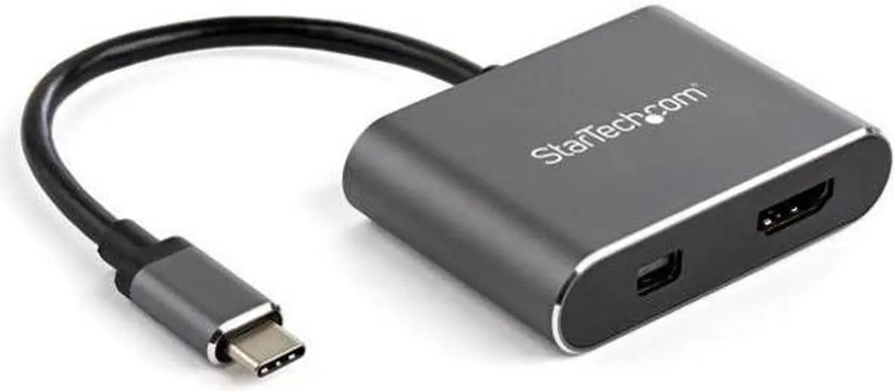 Main image of StarTech USB-C to HDMI 2.0 or Mini DisplayPort 1.2 Multiport Video Adapter