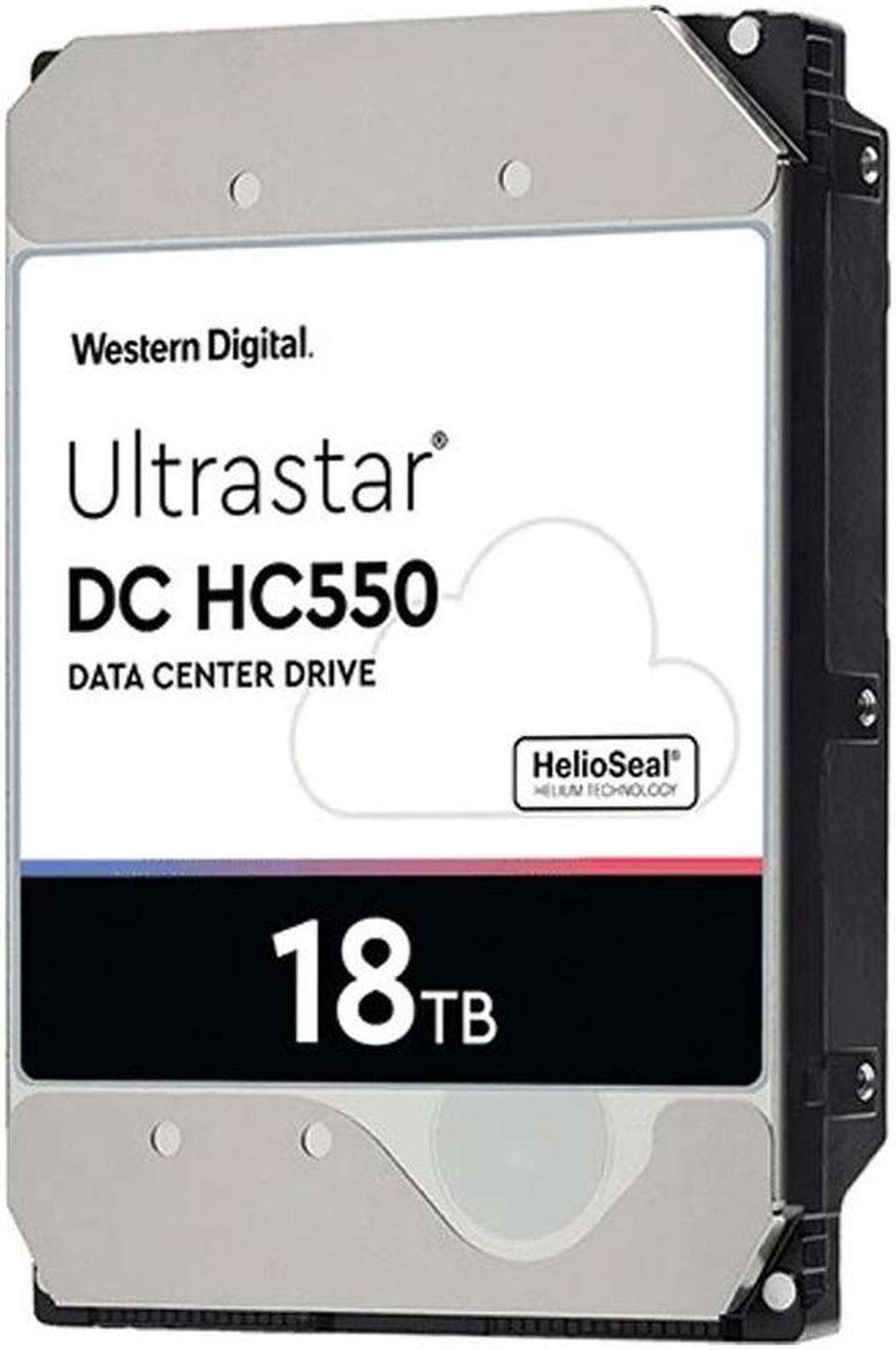 Alt view image 8 of 19 - WD Ultrastar DC HC550 18TB Hard Drive 3.5" Internal 512MB SATA 7200 RPM 512E SE NP3 DC HC550 0F38459 (WUH721818ALE6L4)