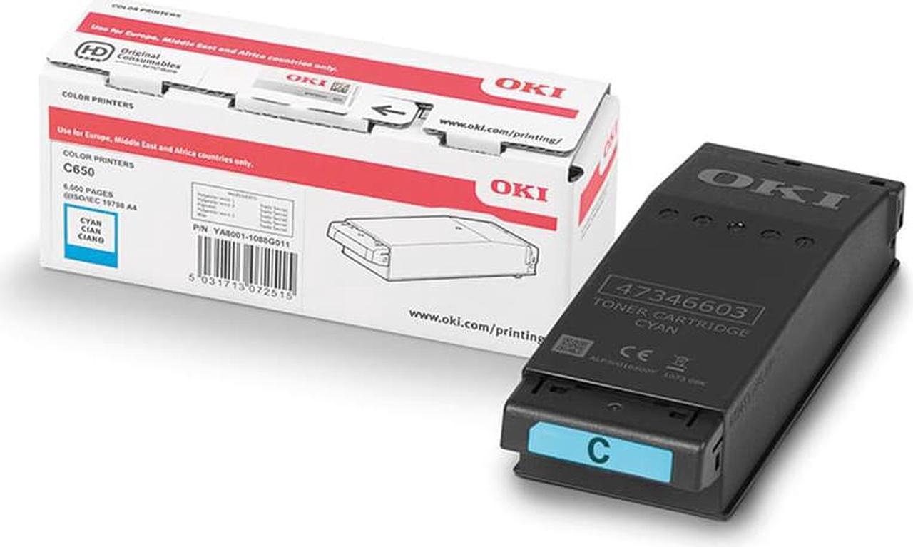 OKI CYAN TONER CARTRIDGE 6K