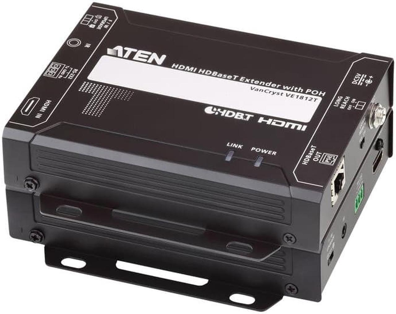 Main image of ATEN VanCryst VE1812 - Transmitter and receiver - video/audio/infrared/serial extender - HDBaseT - over CAT 5e/6/6a - up