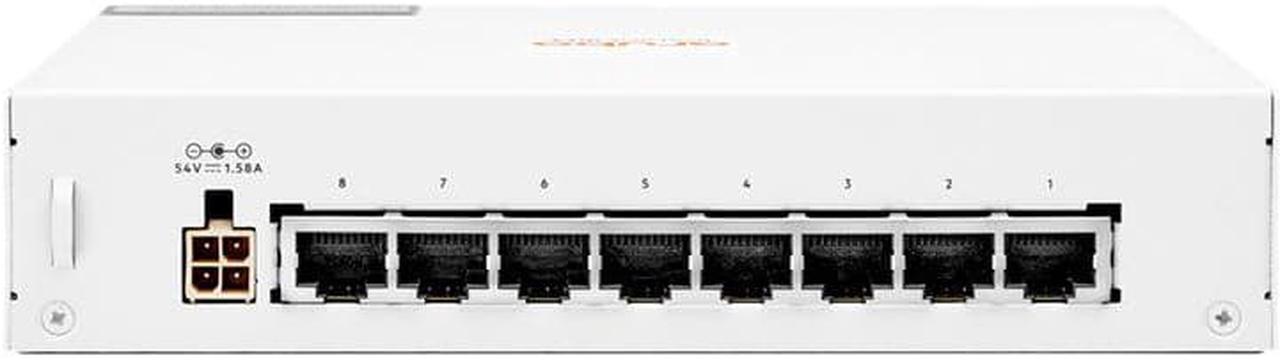 HPE Aruba Instant On 1430 8G Class4 PoE 64W Switch - Switch - unmanaged - 8 x 10/100/1000 (PoE Class 4) - desktop, rack-