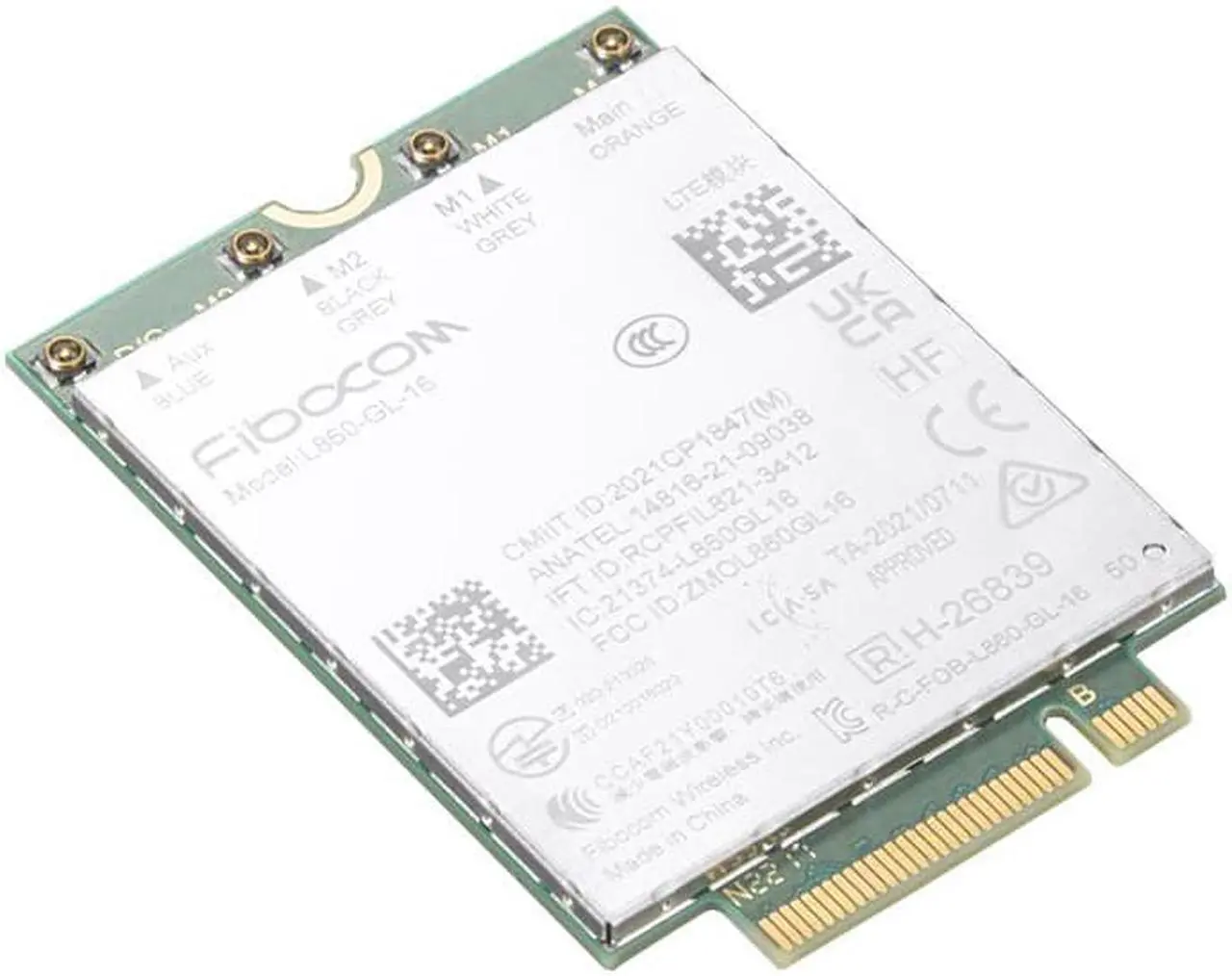 Main image of Fibocom L860-GL-16 - Wireless cellular modem - 4G LTE - M.2 Card - for ThinkPad P14s Gen 3 21AK, 21AL, 21J5, 21J6, T14 G