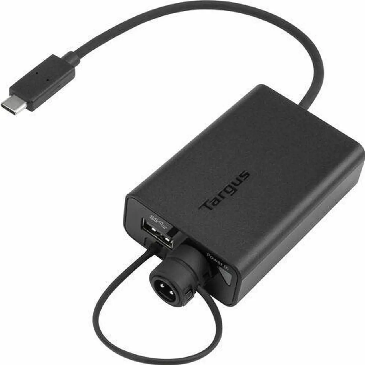 Alt view image 9 of 12 - Targus USB-C Multiplexer Adapter - Power/USB/USB-C Data Transfer/Power Cable for Docking Station, Notebook, Dock - Black - ACA47GLZ