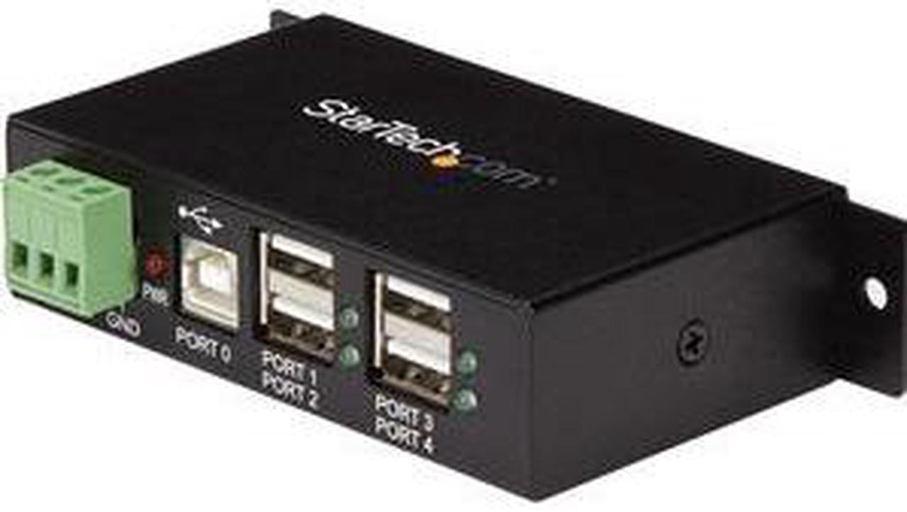 4 PORT USB 2.0 HUB METAL TAA