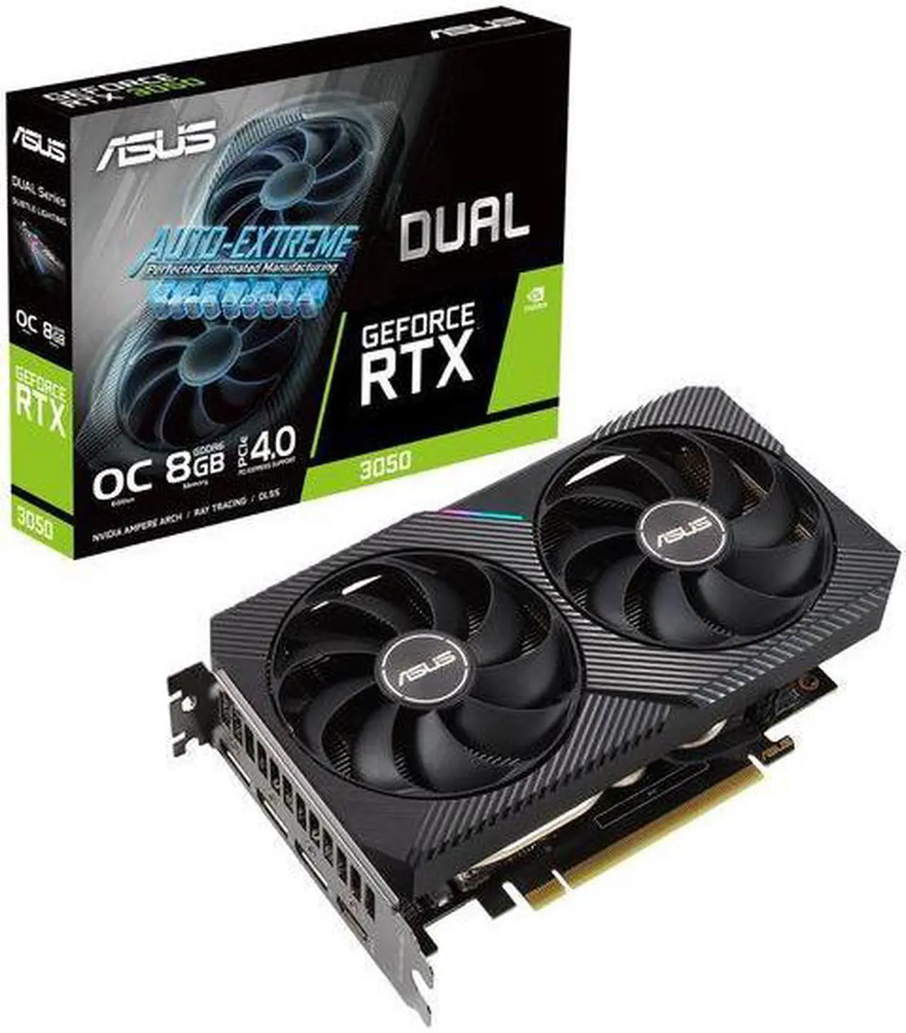 Alt view image 6 of 6 - ASUS Dual GeForce RTX 3050 OC Edition 8GB NVIDIA GDDR6 Graphics Card