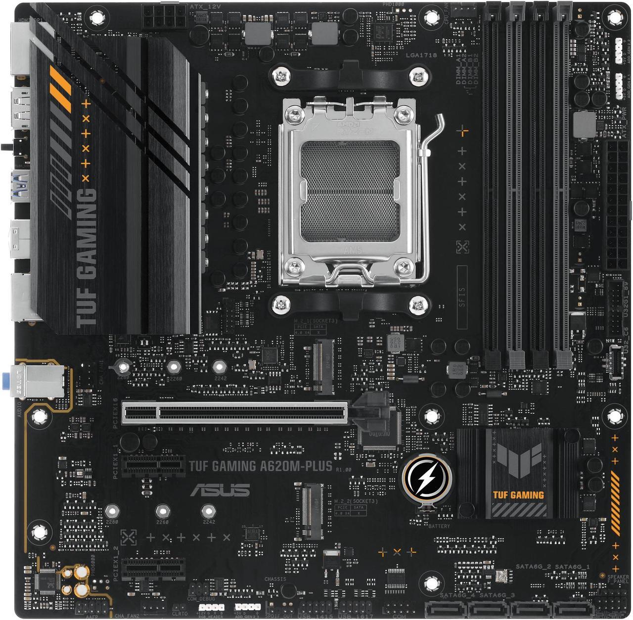 ASUS Mainboard TUF GAMING A620M-PLUS - micro ATX - Socket AM5 - AMD A620