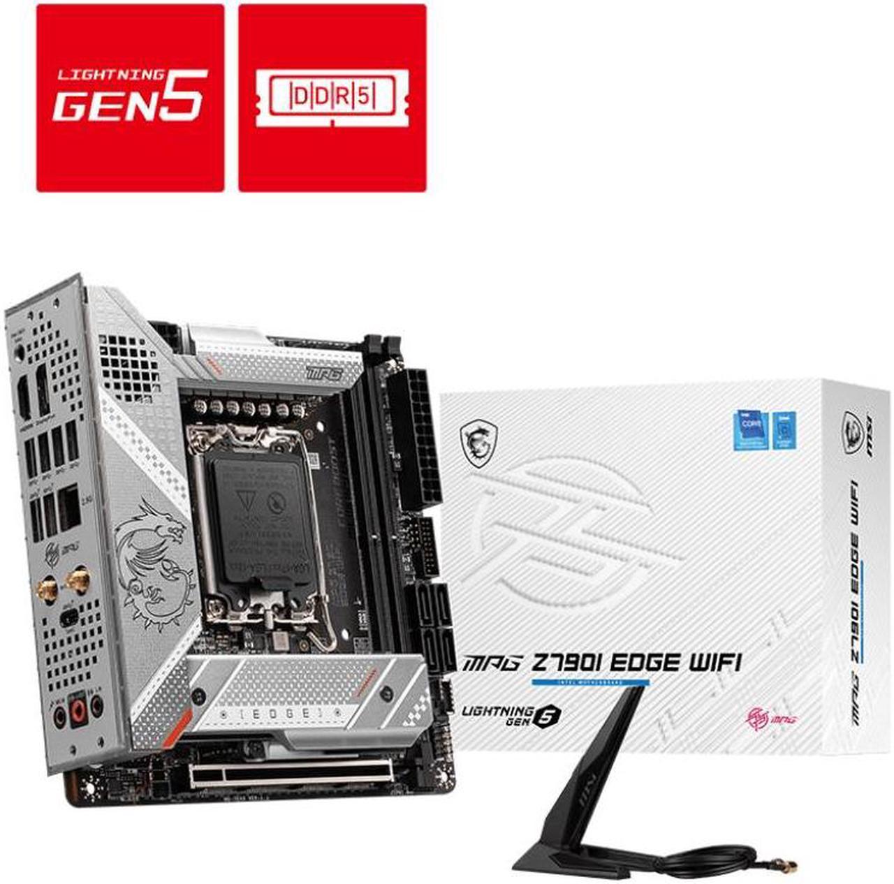 MSI MPG Z790I Edge WiFi - motherboard - mini ITX - LGA1700 Socket - Z790