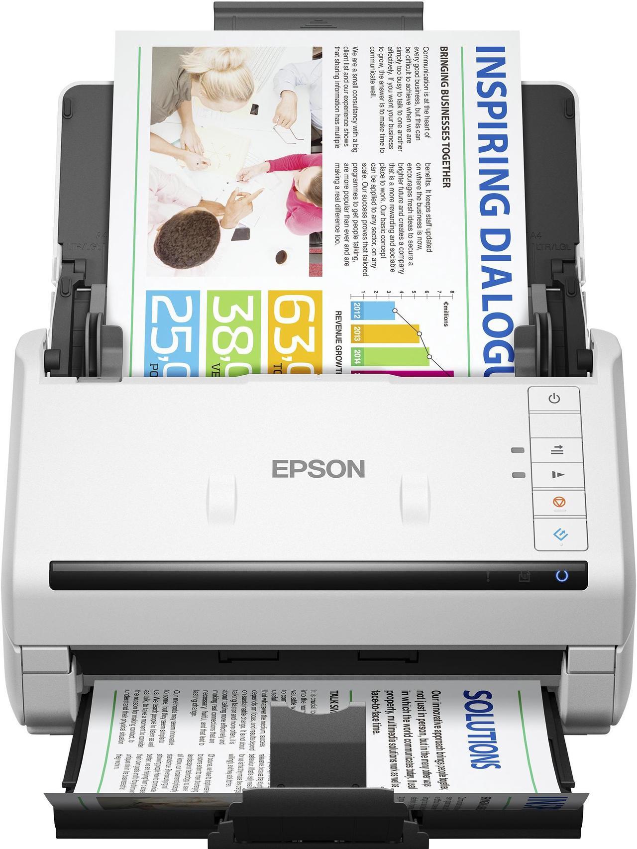 Epson WorkForce DS-530II - Document scanner - Duplex - 600 dpi x 600 dpi - up to 35 ppm (mono) / up to 35 ppm (colour) -