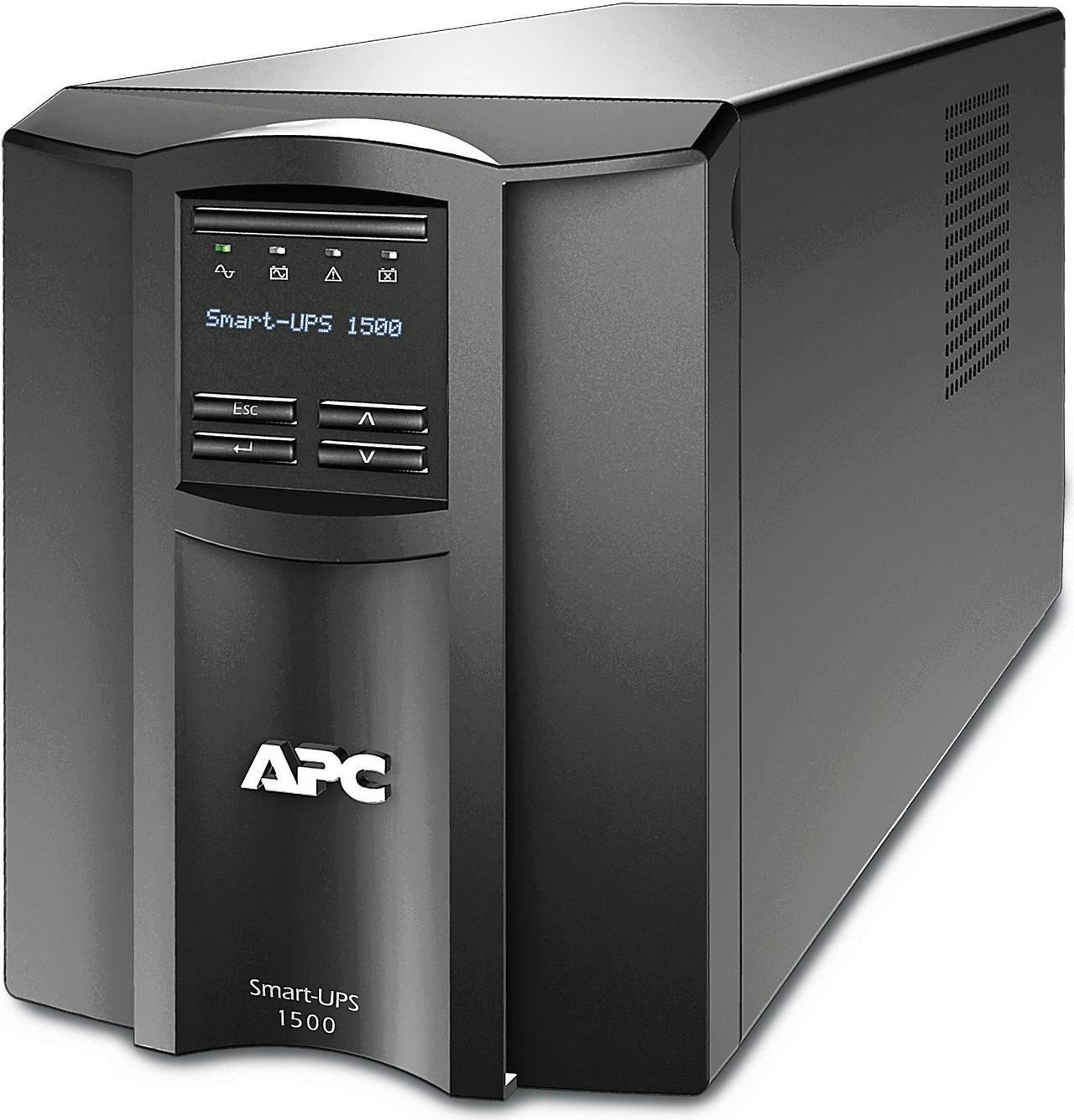 APC Smart-UPS SMT1500IC 1.5 kVA 1.0 KWatts 10 Outlets 1500VA LCD 230V with SmartConnect