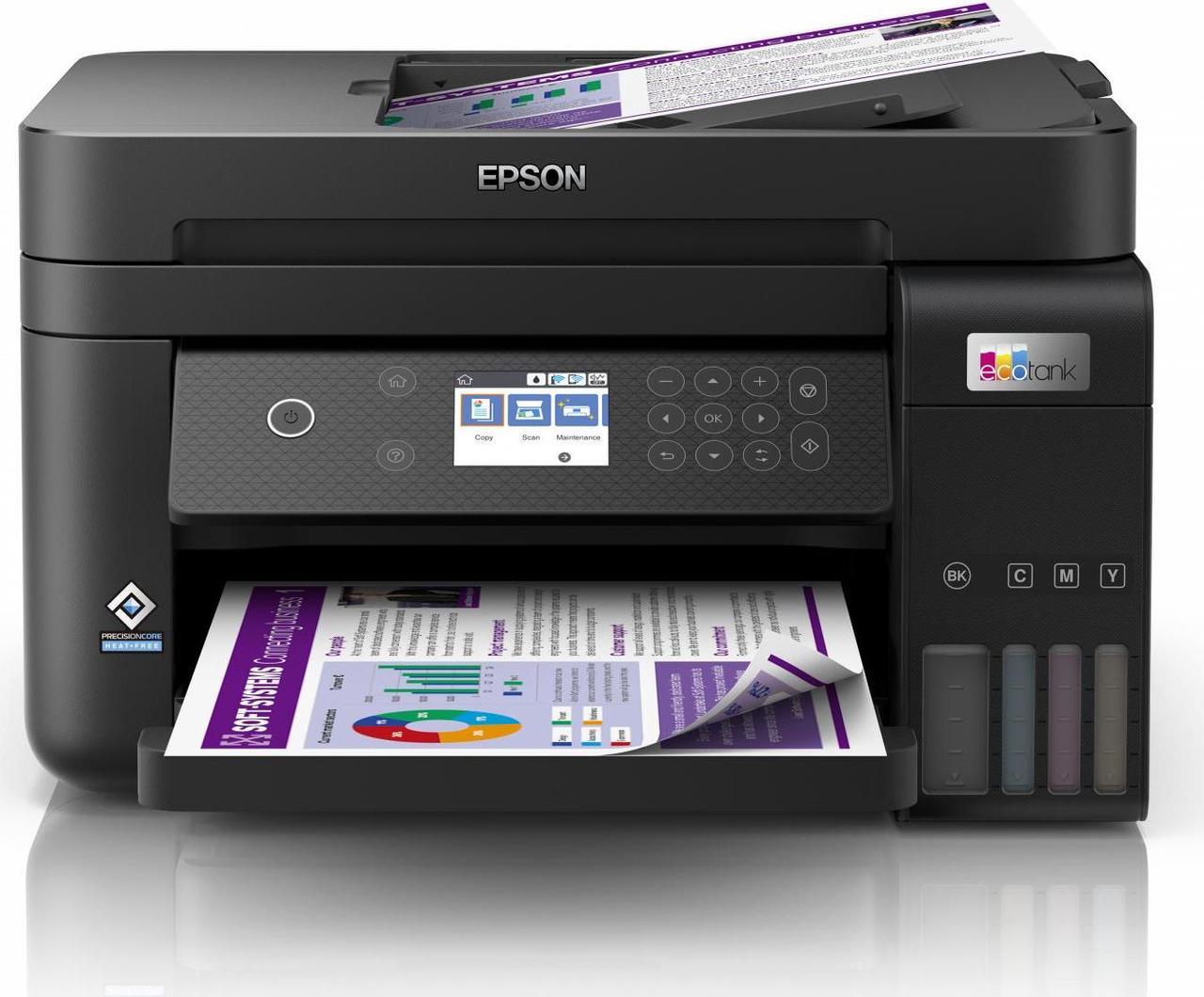 Epson EcoTank ET-3850  ET 3850 ET3850 - Multifunction printer - colour - ink-jet - refillable - A4 (media) - up to 15.5