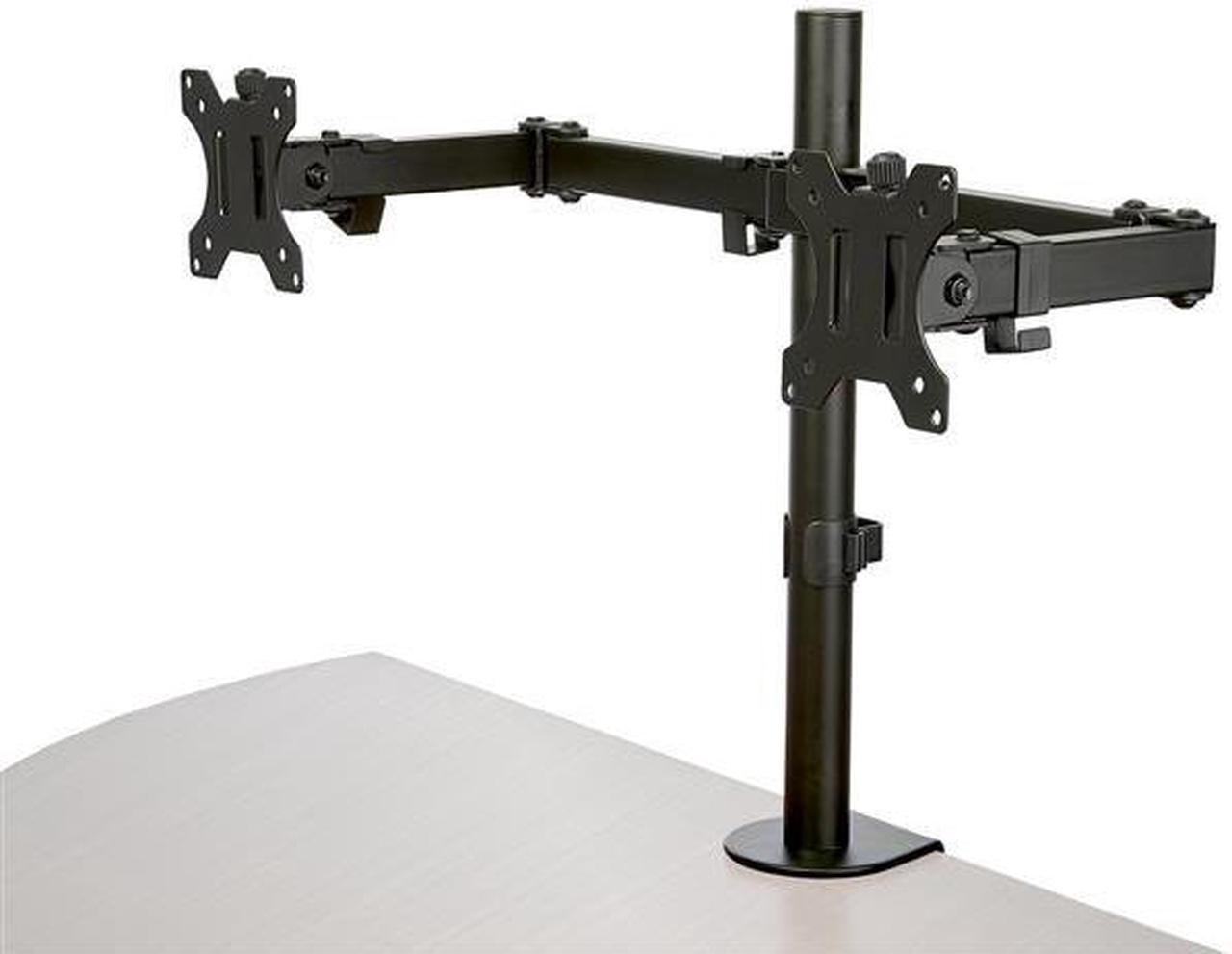 StarTech.com Desk Mount Dual Monitor Arm, Desk Clamp / Grommet VESA Monitor Mount for up to 32 inch Displays, Ergonomic