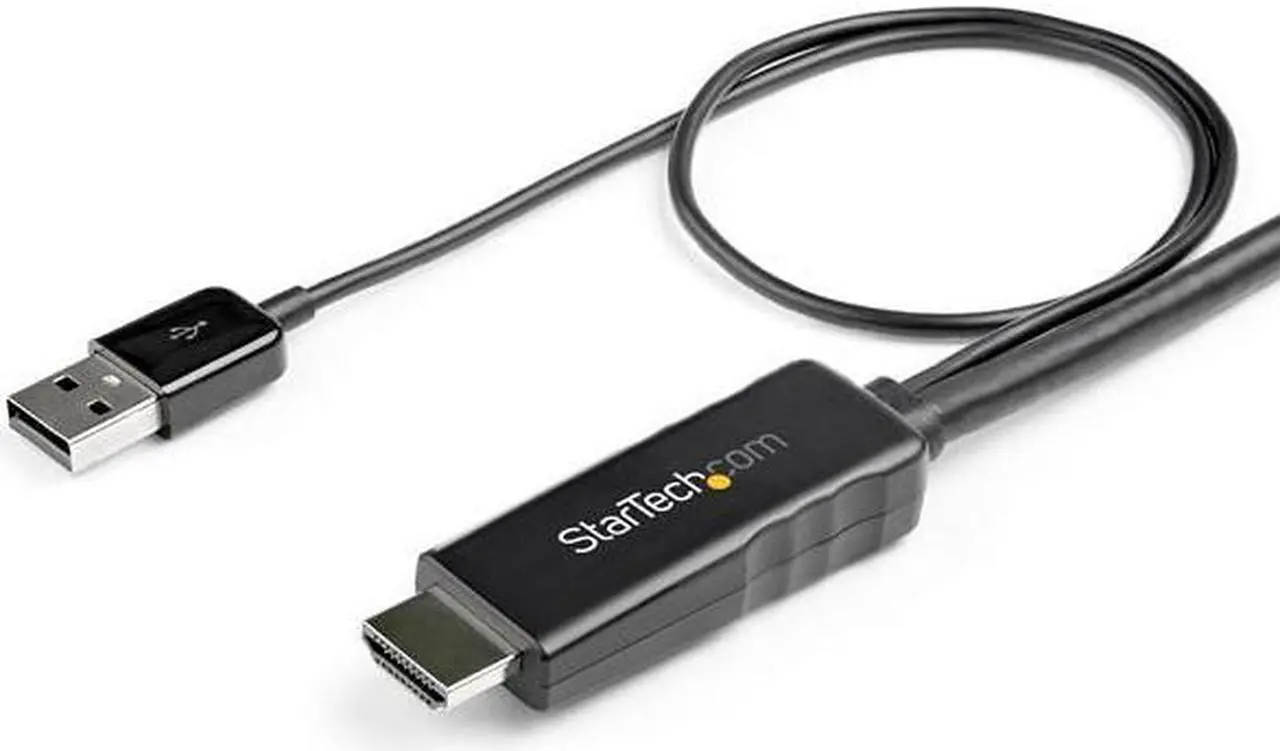 Alt view image 4 of 13 - StarTech.com 3 m 9.8 ft. HDMI to DisplayPort Cable 4K 30Hz USB-powered Active HDMI to DisplayPort Cable HD2DPMM10 HD2DPMM3M