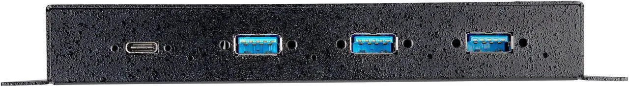Alt view image 3 of 11 - StarTech 4 Port 10Gbps Metal Industrial USB C Hub HB31C3A1CME