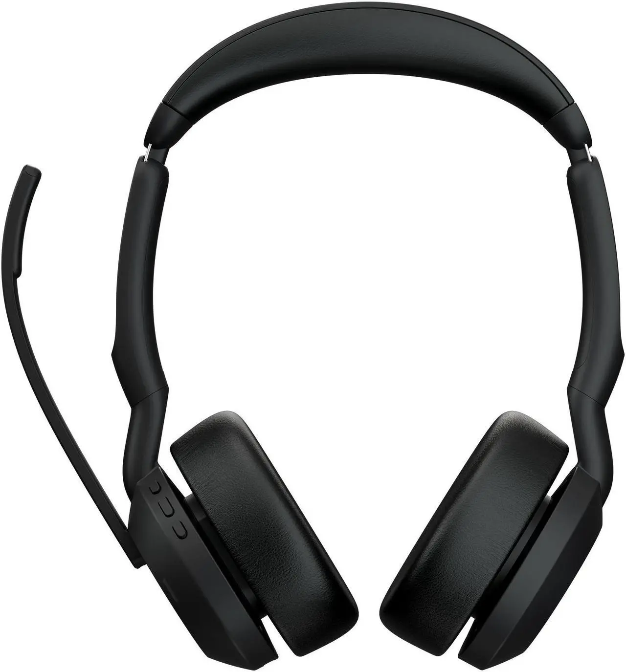 Alt view image 3 of 4 - Jabra Evolve2 55 UC Stereo - Headset - on-ear - Bluetooth - wireless - active noise cancelling - USB-C - black - with ch