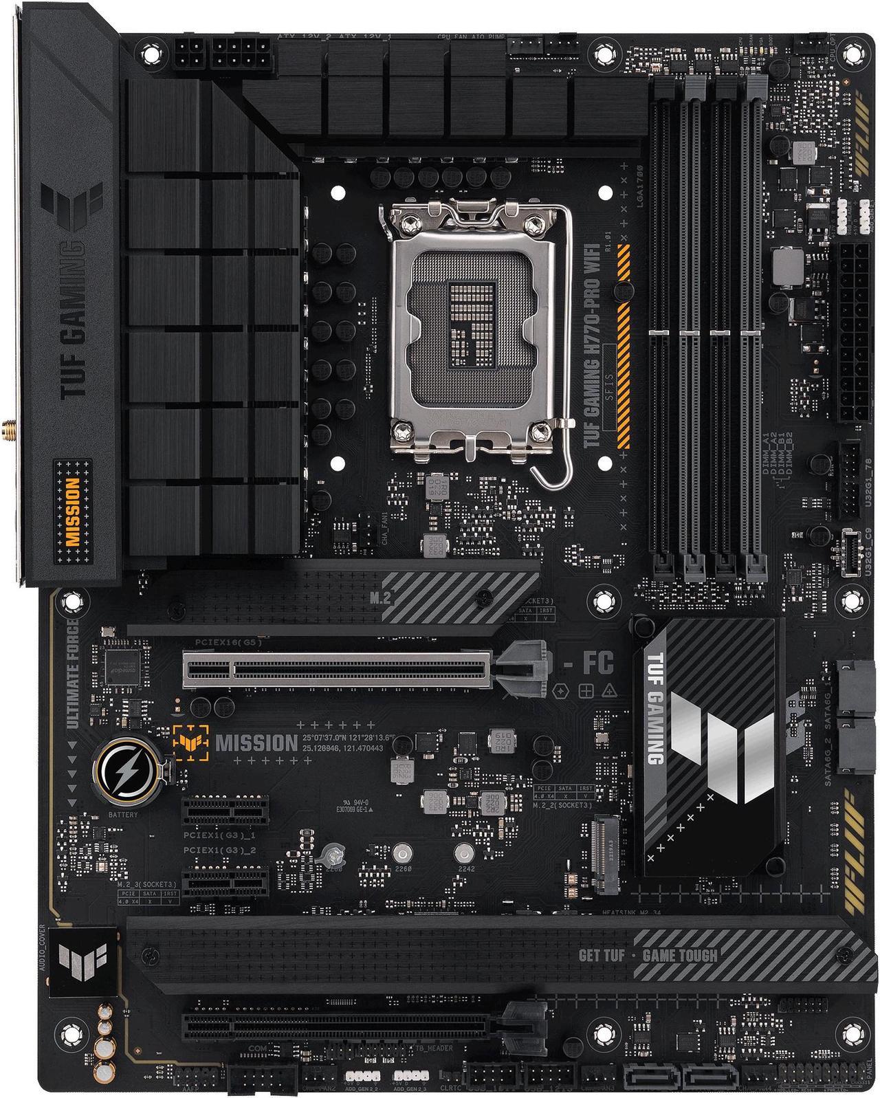 ASUS Mainboard TUF GAMING H770-PRO WIFI - ATX - Socket LGA1700 - Intel H770